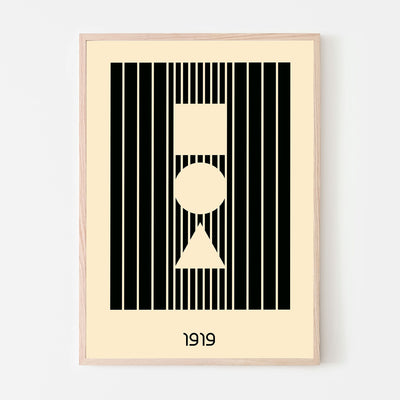 Grafisk plakat - Bauhaus plakat - The Graphic Sixtythree - WeDoArt